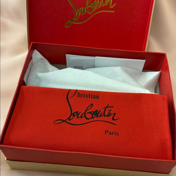 Red Soles Black Stiletto Ankle Boots - Picture 13 of 13